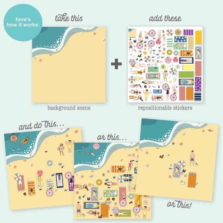 Grote Mode Stickerboek Lentecollectie - Zelf Mode Ontwerpen - 350 stickers