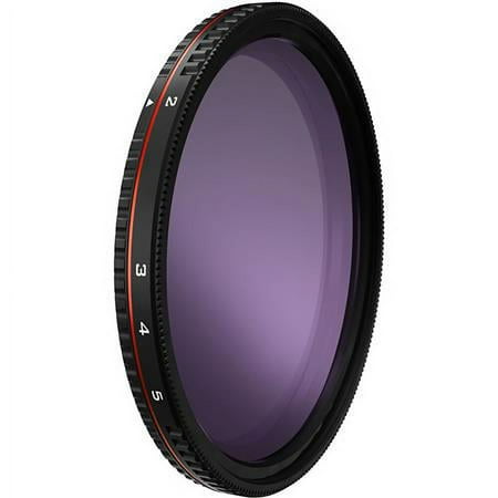 UPC: 0680051063843 | 77mm Threaded Hard Stop Variable ND Standard Day Filter  2 to 5 Stop