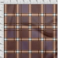 thumbnail image 3 of oneOone Cotton Silk Fabric Tartan Check Fabric Prints By Yard 42 Inch Wide, 3 of 4
