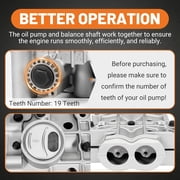 Engine Oil Pump Balance Shaft Fit For 2015-2019 Hyundai Sonata Santa Fe Kia Sorento 2.4L 23300-2G401