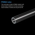 thumbnail image 4 of Acrylic Pipe Clear Rigid Round Tube 9mm ID 15mm OD 14" for Lamps and Lanterns, Water Cooling System, 4 of 6