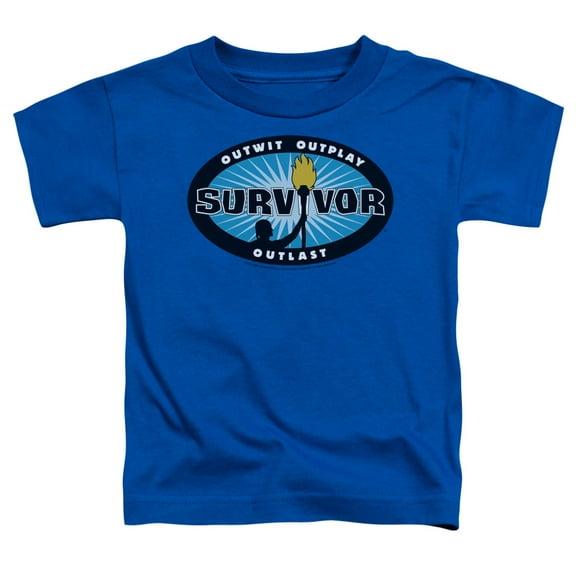 Survivor Blue Burst Toddler T-Shirt Royal Blue