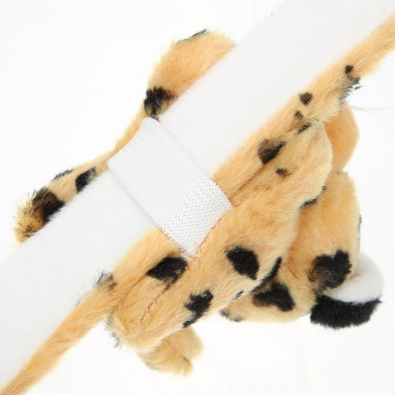 Niceauty 2Pcs Plush Animal Slap Bracelets Yellow Jungle Theme Comfortable Wear for Kids