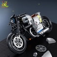 thumbnail image 3 of HUIQIBAO 1:8 Classic Motorbike Building Blocks High-tech Model Moto City Racer Bricks Toy for Kid Boy Children Adult MOC Car Set, 3 of 6