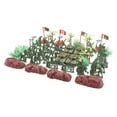 thumbnail image 2 of TISHITA Military Model 2" Figures Soldier Set & 4 Flags For Kids Gift Green, 2 of 8