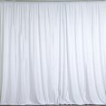 thumbnail image 2 of AK TRADING CO. 10 feet x 8 feet Polyester Backdrop Drapes Curtains Panels with Rod Pockets - Wedding Ceremony Party Home Window Decorations - White, 2 of 6