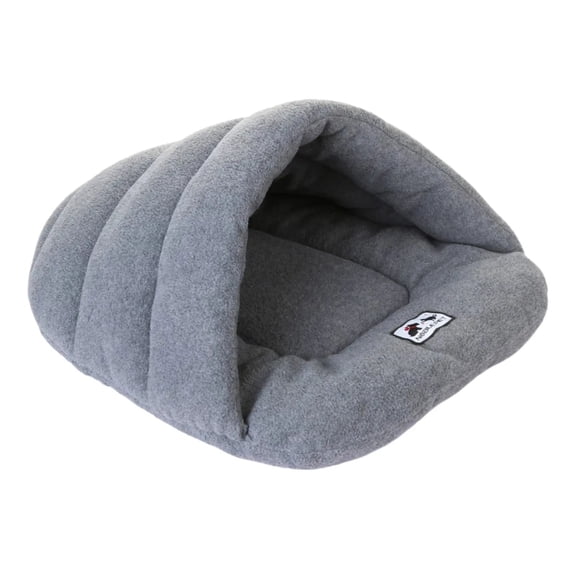 Warm Semi-Enclosed Pet Bed for Cats and Small Dogs Soft Portable Indoor Sleeping Pod with Cozy