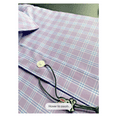 thumbnail image 2 of Psycho Bunny Modern Fit Button-Down Dress Shirt Cotton/Nylon Purple 16 (32/33), 2 of 2