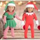 thumbnail image 2 of Sweet Dolly Ropa para muñecas navideñas de 18 pulgadas, disfraz de elfo navideño de 18 pulgadas, trajes de ayudante de Papá Noel para muñecas de 18 pulgadas (muñecas no incluidas), 2 of 5