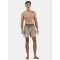 thumbnail image 3 of No Boundaries Men's & Big Men's Elastic Waist Swim Trunks, 6" Inseam, Size S-5XL, 3 of 5