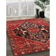 thumbnail image 3 of Ahgly Company Machine Washable Indoor Rectangle Traditional Cherry Red Area Rugs, 7' x 9', 3 of 7