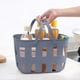 thumbnail image 4 of Organizadores de armario y almacenamiento Cesta de baño de plástico de mano Cesta de almacenamiento Cesta de baño Cesta de baño Cesta de almacenamiento miscelánea Cesta de lavado Cesta de baño Cesta d, 4 of 6