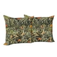thumbnail image 6 of Ambesonne Botanical Throw Pillow Cover 2 Pack, Close up Leaves Herbs, 20", Sage Green Multicolor, 6 of 6