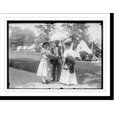 thumbnail image 2 of Historic Framed Print, Garden party, Governor's Island, Florance Kimball and escort being offered food, New York, 17-7/8" x 21-7/8", 2 of 9