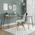 thumbnail image 2 of Haven L Desk with Riser, Distressed Gray Oak, 2 of 9