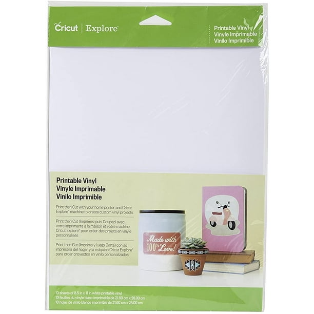 cricut printable vinyl for die cuts 2 pack by visit the cricut store walmart com