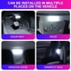 thumbnail image 1 of Luces interiores del coche Lámpara de techo interior Luz táctil nocturna para automóvil (blanco), 1 of 3