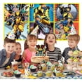 thumbnail image 5 of X-men Party Supplies Birthday Decorations Plates Kids Cake Toppers Set Decor, 5 of 7