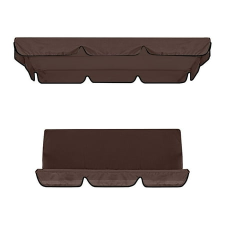 BadyminCSL Waterproof Swing Seat Cover Swing Canopy Cover for Outdoor Garden Patio
