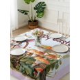 thumbnail image 3 of Easter Bunny Suqare Tablecloth - 60 x 60 Inch, Colorful Eggs Spring Mushrooms Flowers Butterfly Waterproof & StainResistant Tablecloth, Washable Oil-proof Table Cover for Dining/Party/Wedding/Buffet, 3 of 9
