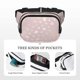 thumbnail image 5 of Balery Rose Gold Abstract Spots 1 Mochila Cinturón para Mujeres y Hombres, Bolsa de Cintura Impermeable de Doble Capa con Correa, 5 of 9
