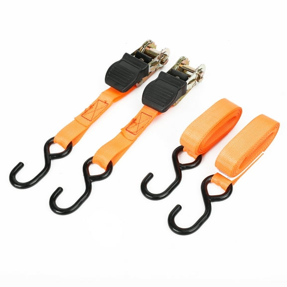 Ozark Trail Ratchet Tie Downs, 1" X 12", 2 Pack, Model BT6201