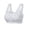 Grey, variant on HGIEYS Cotton Wireless Bras for Women, Comfortable Full Coverage Bra with Fixed Pads