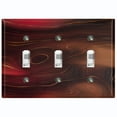 thumbnail image 1 of Metal Light Switch Plate Cover Image of Marble Red Brown Swirl Galaxy MAR082, 1 of 13