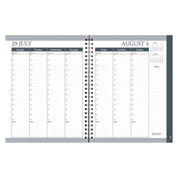 House of Doolittle 2019826 Monthly Weekly Planner, Gray with White Dots