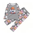 thumbnail image 7 of Matching Halloween Pajamas Set for Whole Family, Breathable Long Sleeve Halloween Family Pajamas with Ghost Drink Print, Fun Family Halloween Pajama Set Party, 7 of 7