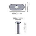 thumbnail image 2 of Raindrops  Kayak Screw Kayaks Accessories Marine Track Mounting Hardware, 2 of 7