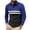 1 Blue, variant on Polo Shirts for Men Adult Long Sleeve Gym T-Shirt Regular Fit Golf T Shirts Contrast Striped Button Polos Moisture Wicking Sportswear Fashion Mens Lounge Wear M-5XL