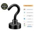 thumbnail image 4 of Ganchos magnéticos negros, ganchos Super Cruise extra fuertes para colgar, perchas magnéticas para cortinas, parrillas, toallas y techos, paquete de 10, 4 of 4