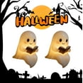 thumbnail image 3 of Cute Ghost Reading Book Lamp, Halloween Ghost Night Light, 3D Ghost Reading Night Lights, Light Up Ghost Halloween Decor, for Bedroom Study Room, Readers [6In & 8.6In], 3 of 9