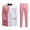 Pink, variant on Men's Two-Tone Peaked Lapel Double-Breasted 6-Button 2-Piece Suit with Double Rear Vents (Blazer + Trousers) - Casual All-Season
