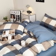 thumbnail image 1 of Juego de cama grande con estampado de cuadros, 1 of 8