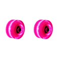 thumbnail image 4 of Soidarity Light Up Quad Roller Good Grip LED Ruedas de patín redondas Reducción de la fricción Rueda de doble Alta dureza Outdoor Girl Pink / Rosado morado 2Conjunto, 4 of 6