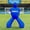 Blue, variant on FORZA Hockey Giant Goalkeeper Mannequin – Inflatable Training Dummy for Field Hockey Drills