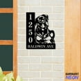 thumbnail image 2 of Handmadetneonsign Rottweiler Dog House Number Metal, Rottweiler Dog Home Number Metal Sign, Address Wall Decor 80660, 2 of 5