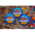 thumbnail image 3 of Happy Birthday Mylar Balloon Birthday Decoration Party Celebration, 3 of 3