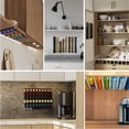 thumbnail image 2 of Coffee Capsule Holder DIY Adhesive Coffee Pods Storage Counter Mounted Coffee Pod Holder for Storage Organization for Kitchen Home [White], 2 of 8