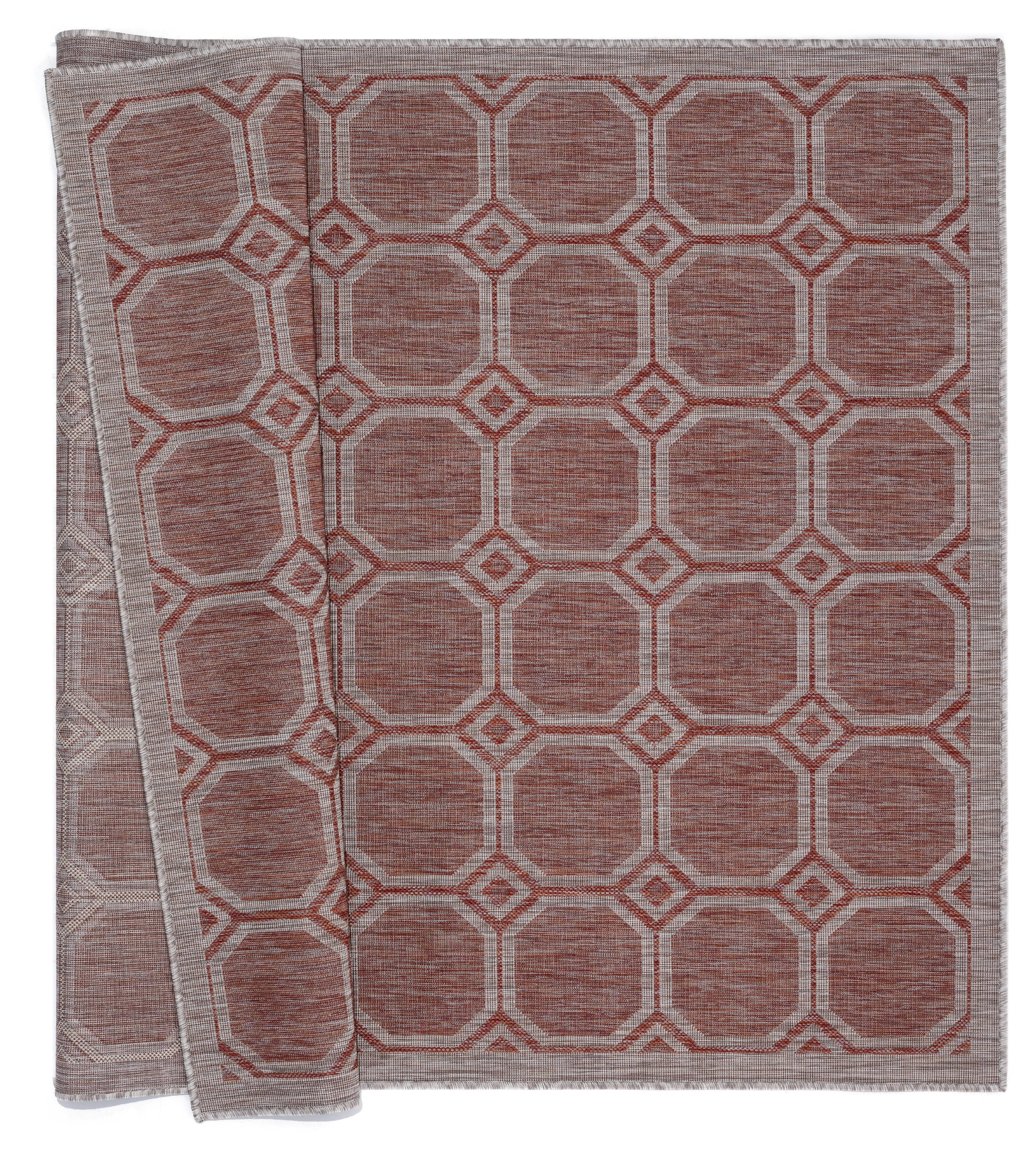 United Weavers Mali Madina Contemporary Geometric Area Rug, Red, 7'10" x 10'6"