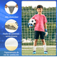 thumbnail image 3 of ZYNERY  4 pares de calcetines de fútbol masculino, calcetines de cuello  deportivos antideslizantes, calcetines deportivos antideslizantes, calcetines deportivos al aire libre para adultos (Blanco), 3 of 6