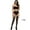 1104, variant on Lace transparent lingerie with garter belt, black sexy no-removal waist-high fishnet stockings, non-slip garter belt