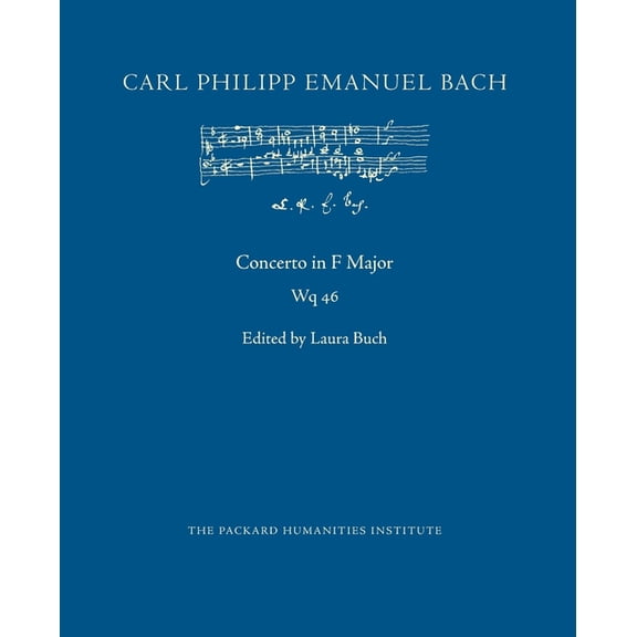 Cpeb: Cw Offprints Concerto in F Major, Wq 46, Book 90, (Paperback)