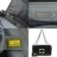 thumbnail image 5 of Pre-Owned CHANEL Shoulder Bag Patent Leather Black Silver Women's e60053g (Good), 5 of 5