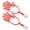 Red, variant on Yihuala 2Pcs Golf Gloves Stretcher Golf Glove Holders Hanger Keeper Dryer Shaper Golfs Glove Frame for Men Women Golfer
