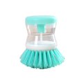 thumbnail image 1 of brosse Vaisselle Ronde, Vert Rose 2 Pices Distributeur Automatique De Liquide Vaisselle Avec Savon, Brosse Vaisselle En Nylon, 1 of 5