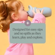Tommee Tippee Insulated Multi-Lid Toddler Sporty Cup, 12m+, 9oz, Non-Spill, Blue, 1 Pack