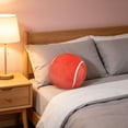 thumbnail image 6 of Holloyiver Tennis Ball Plush, 7.8 Inch Round Tennis Ball Pillow Fluffy Tennisball Throw Pillow Stuffed Plushies Sport Theme Gifts for Couch Sofa Bedroom Bed Decorations, 6 of 7